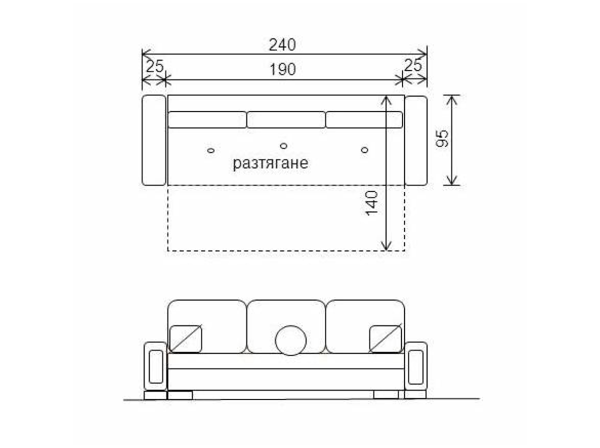 Kласика-3-240-92-бежово-кафяв
